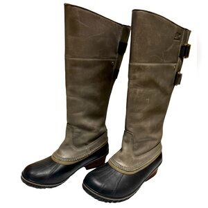 Sorel Slimpack Riding Tall Waterproof boot size 8